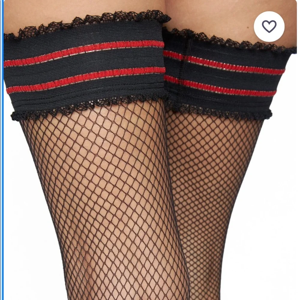 Heat-tech Houndstooth 15Den Black Silky Full Pantyhose